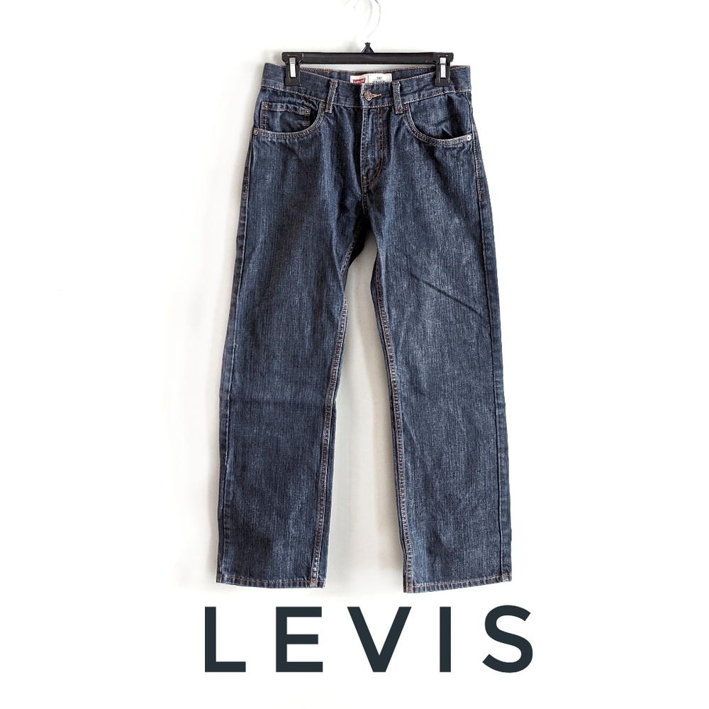 Levi's 505 Straight Fit Jeans Boys 16 Reg 28x28